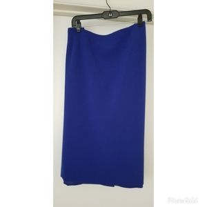 Jones Studio Plus Size Blue Pencil Skirt Sz